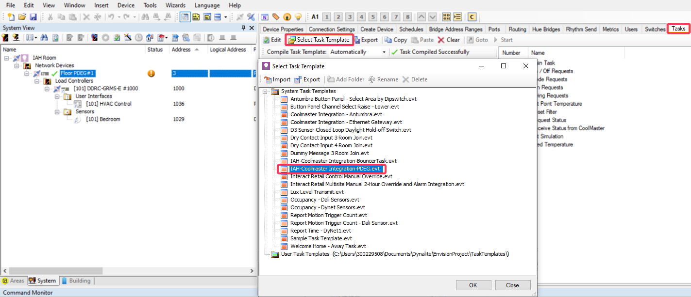 sb gateway task template