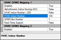 sb hvac grms mapping number