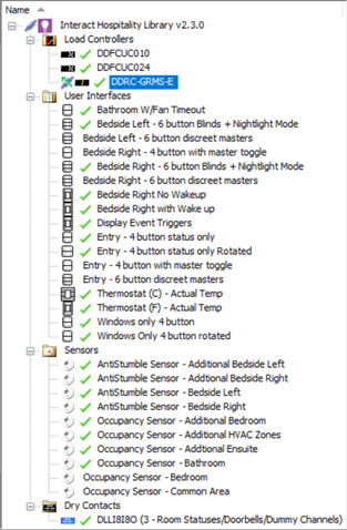 sb preconfigured devices list