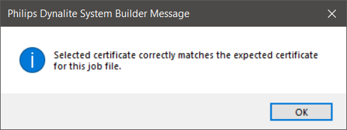 sb site certificate pw match