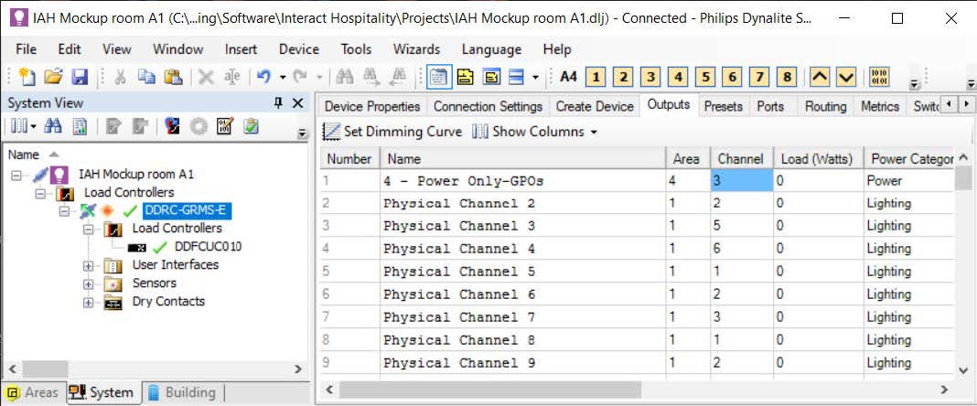 sb system grms outputs