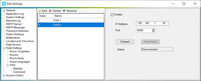 sm config fias servers