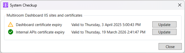 sm data access system checkup