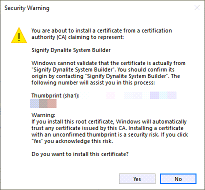 win cert install confirm