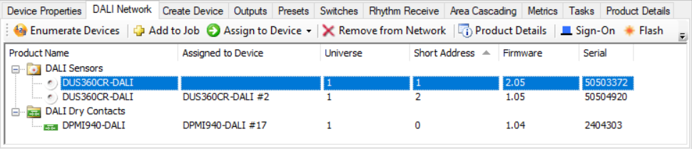 sb dali network editor ddbc120 dali