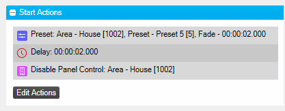 sb schedule simple start actions