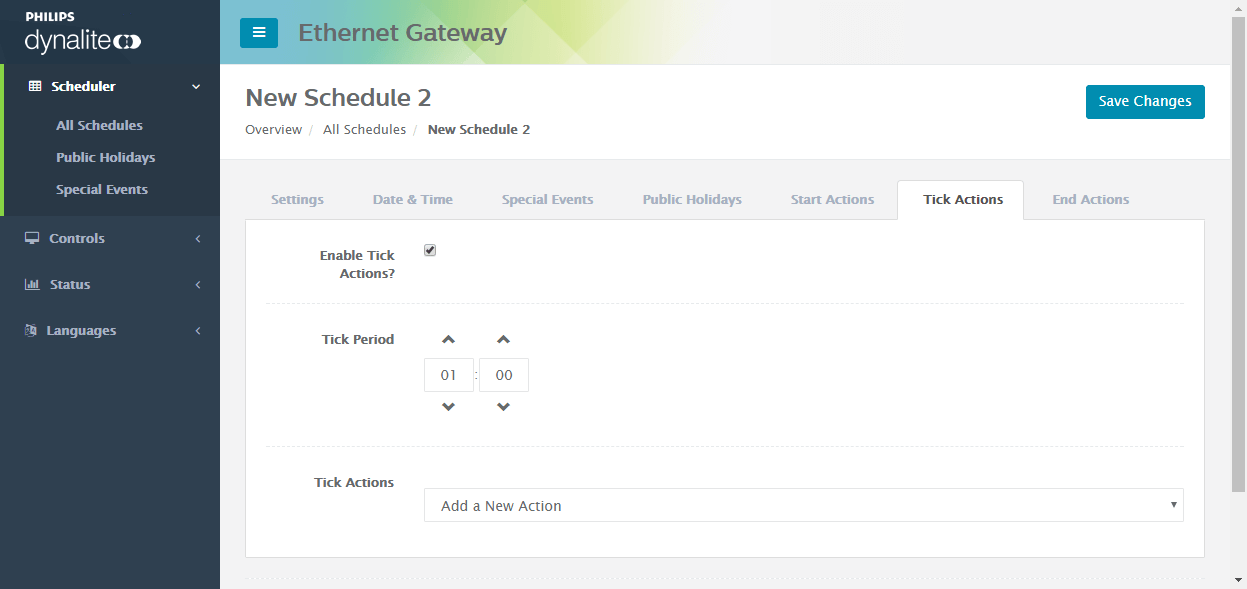 eg web scheduler new tick actions