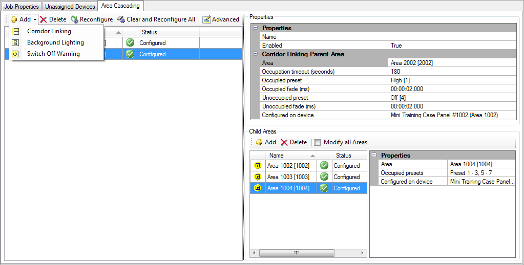 sb area cascading editor