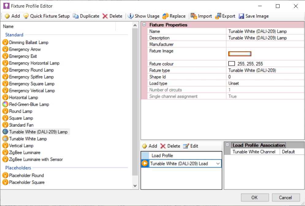 sb fixture profile editor tw