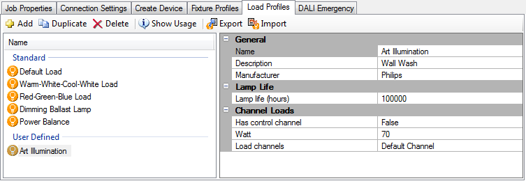 sb load profiles editor