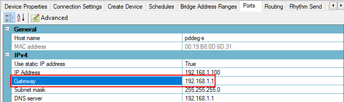 sb ports ipv4 gateway