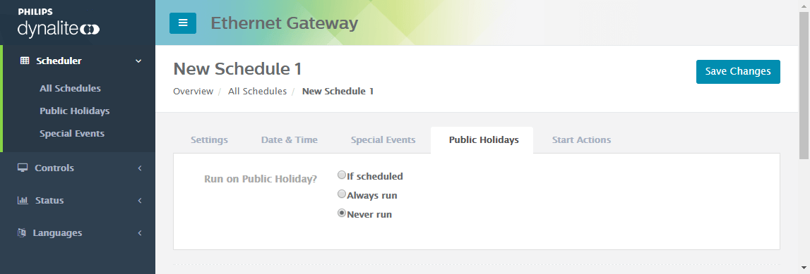 eg web scheduler new public holidays