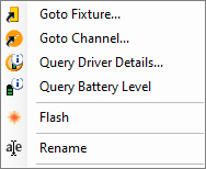 sb emergency driver context menu