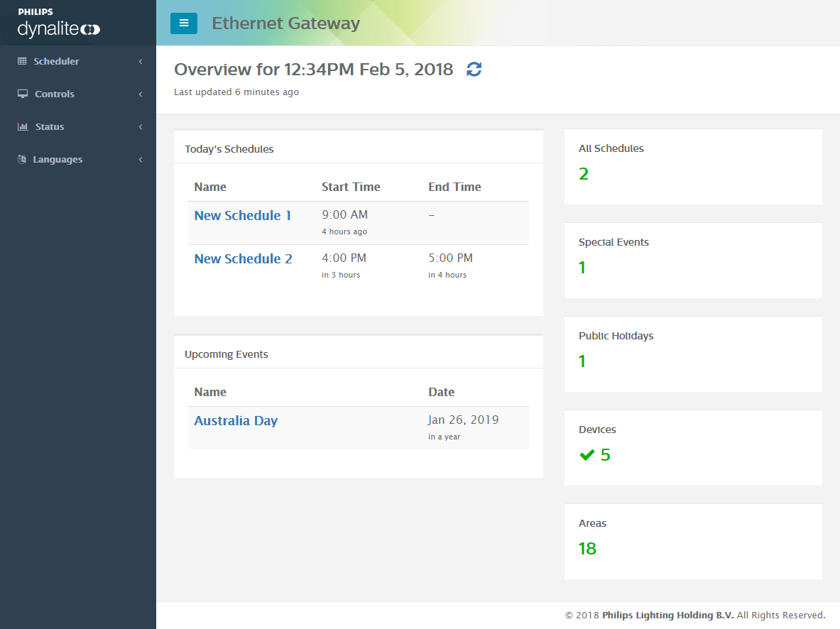 eg web overview