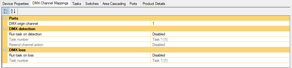 sb ddng485 dmx channel mappings