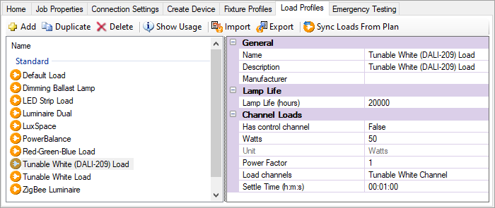 sb load profiles editor