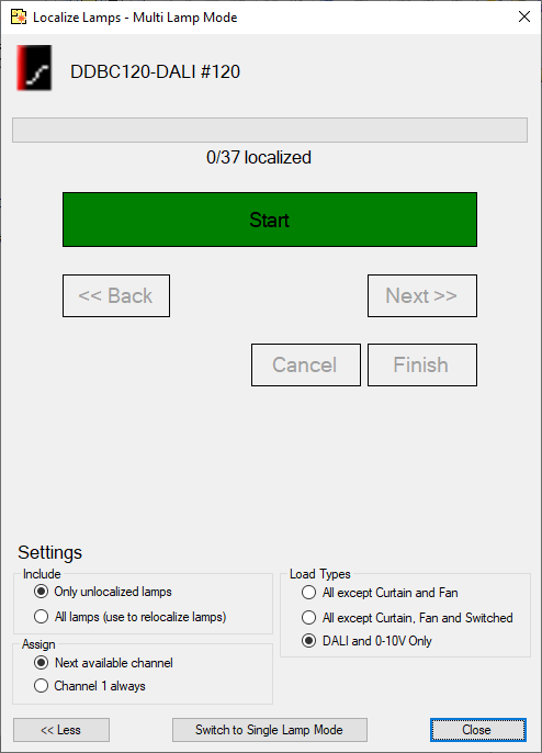 sb localise multi start