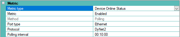 sb metrics device online status