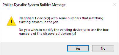 sb new device serial match