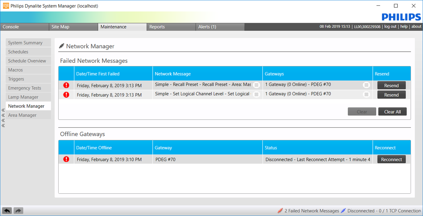 sm network manager