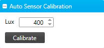 sm site map controls sensor calibration