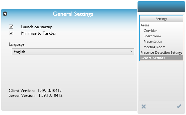 sm switch settings general