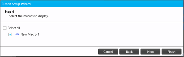 sm button wizard select macros