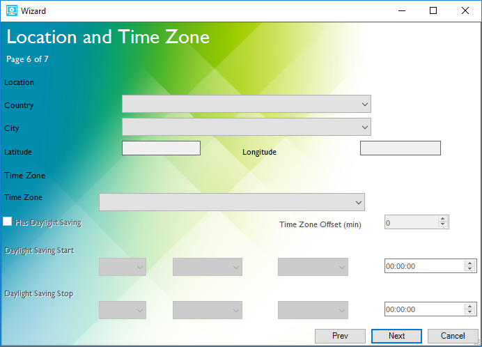 sm quickstart timezone