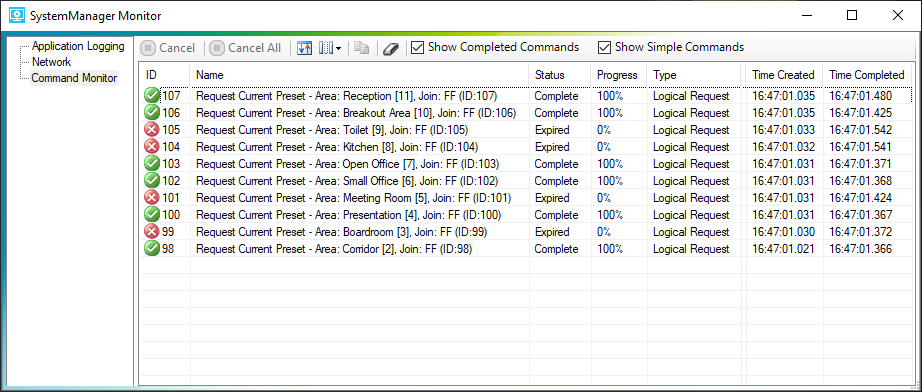 smc command monitor