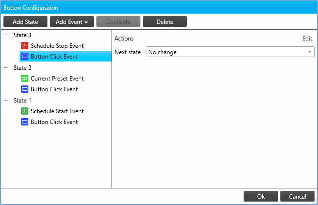 sm properties custom button config