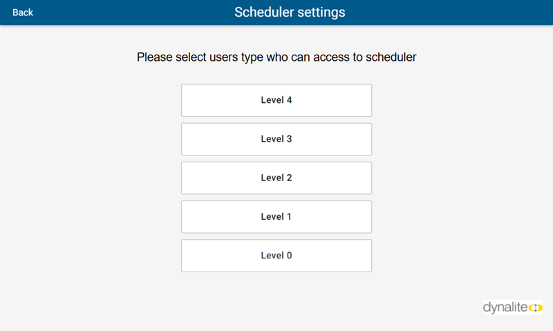 uic pdts settings scheduler